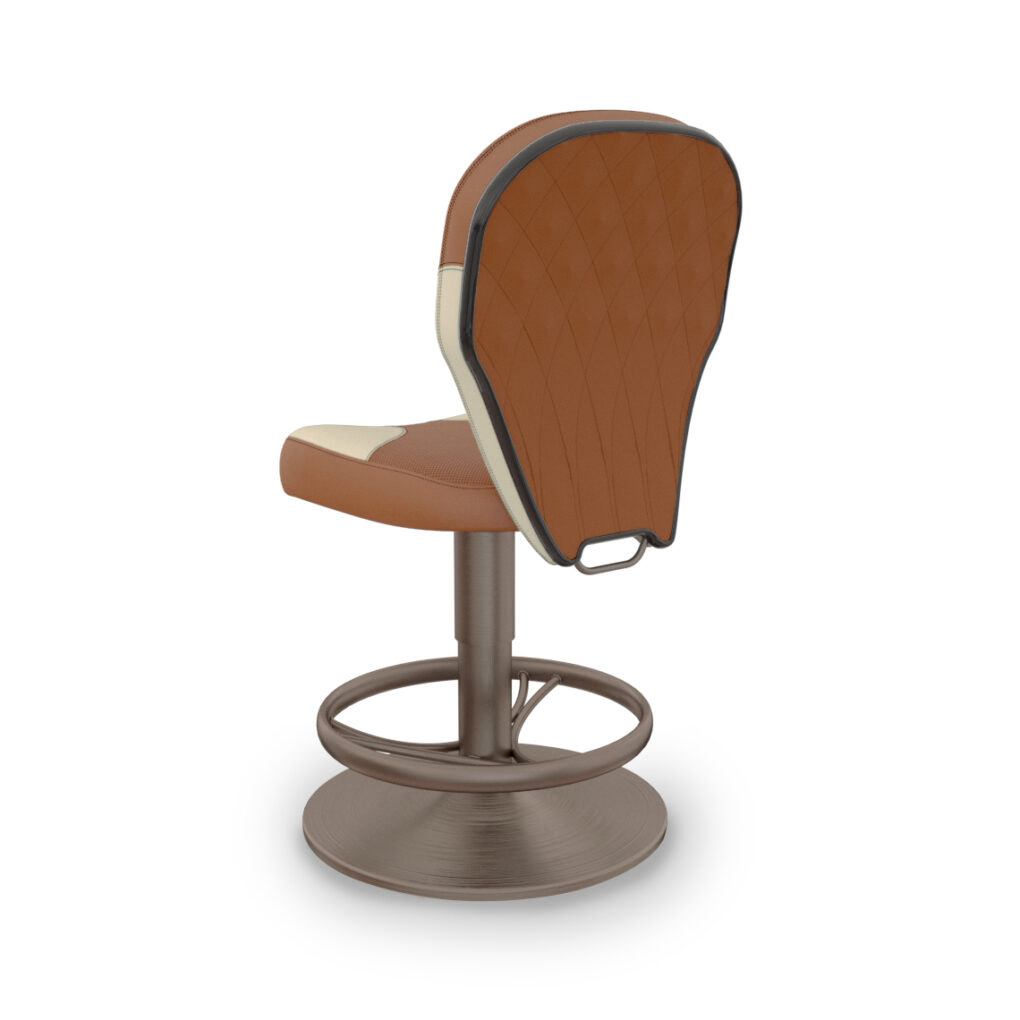 Tango chair with conic base