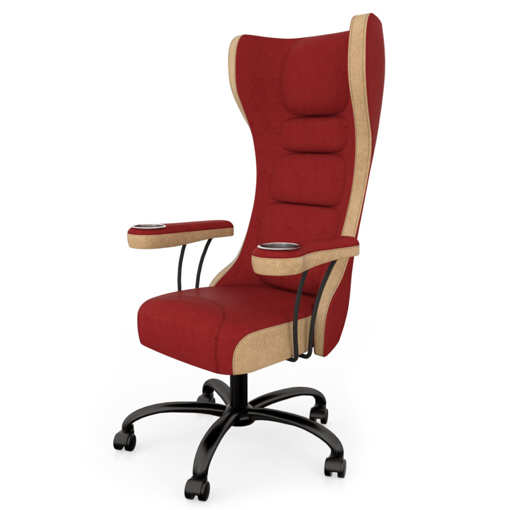 Antiope poker chair with five arms