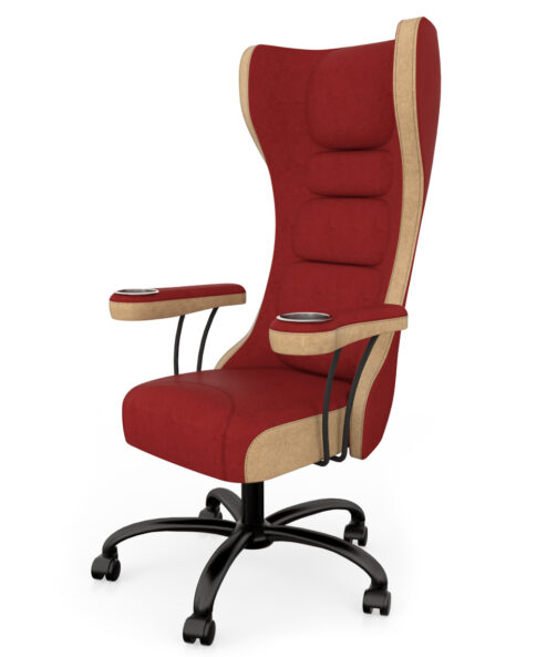 Antiope poker chair with five arms