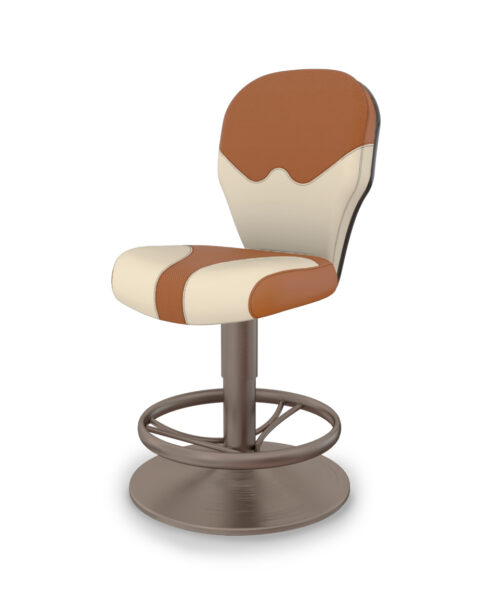 Tango slot chair with conic base